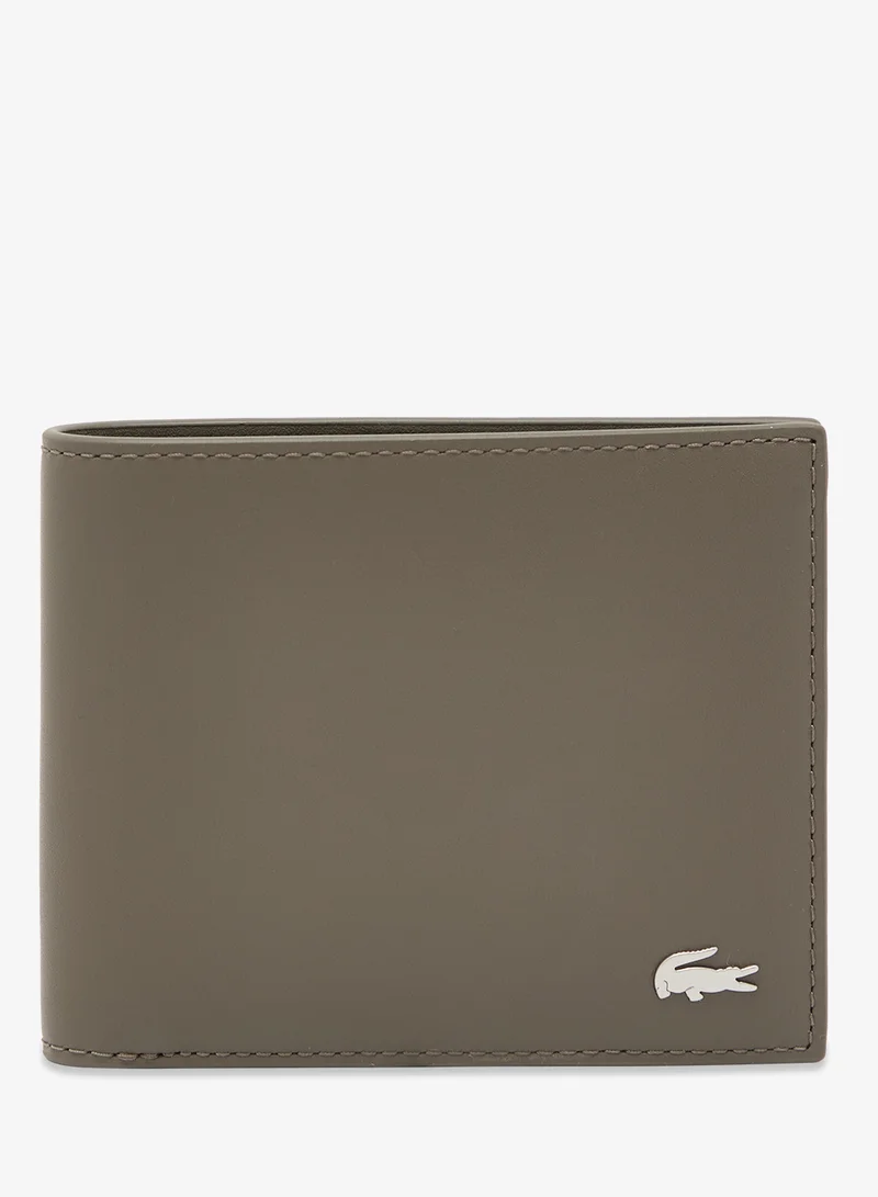 لاكوست محفظة جلدية بشعار الماركة